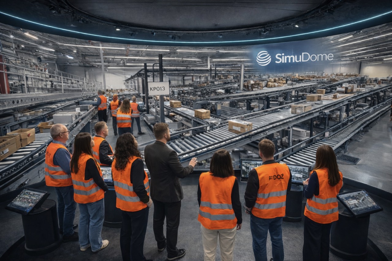 simulation of production warehouse