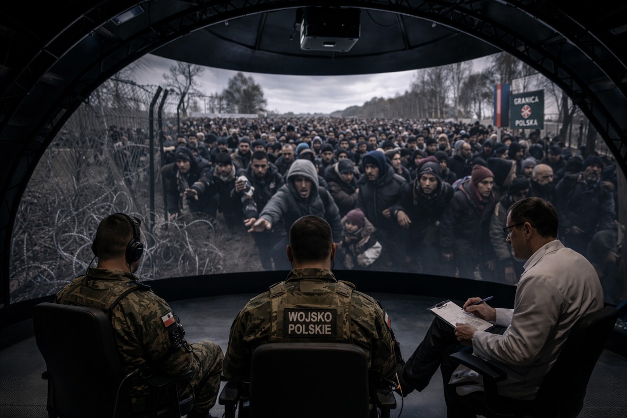 Border Guard Training - SimuDome 360 Projection Simulations